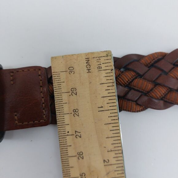 H&M Braided Woven & Faux Leather Ribbon Made in Italy Size Small Medium Fashion - Picture 7 of 11